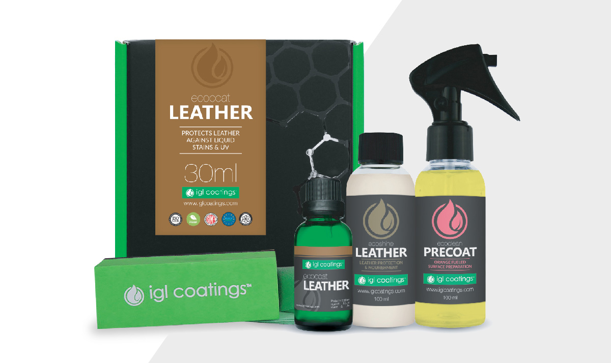 EcoCoat Leatherl= - IGL Coatings - Ceramic Coatings - Revêtements Nanotechnologiques - Service Spark Esthétique