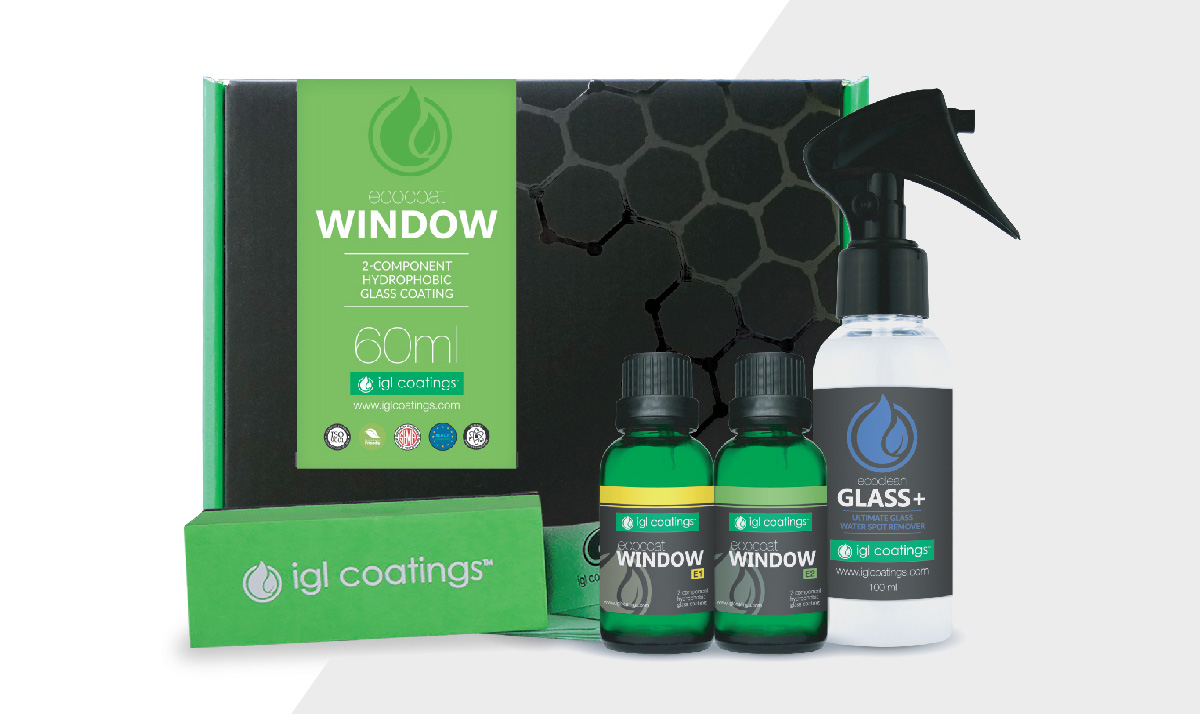 EcoCoat Window - IGL Coatings - Ceramic Coatings - Revêtements Nanotechnologiques - Service Spark Esthétique